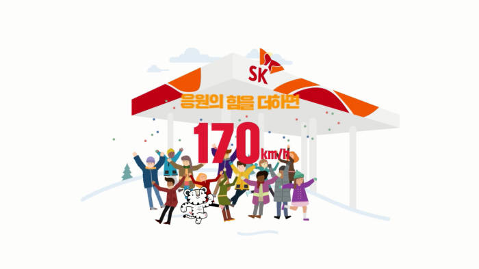 SK이노베이션 평창 동계올림픽 응원 광고. [자료:SK이노베이션]
