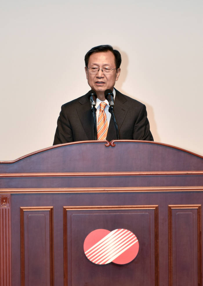 김종갑 한전 사장은 13일 전남 나주혁신도시 한전 본사에서 취임식을 가졌다.
