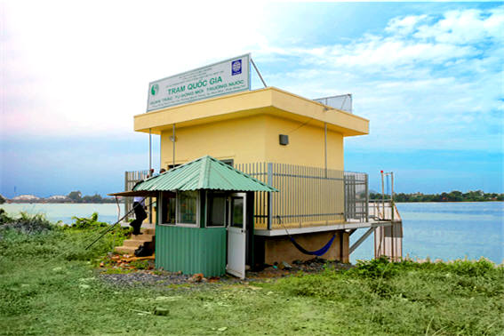 우리나라 중소기업 비엘프로세스가 베트남에 설치한 수질자동측정소. [자료:환경산업기술원]