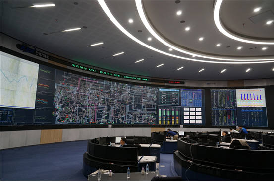 KERI가 국산화해 전력거래소에 구축한 차세대 EMS의 운영센터 전경.
