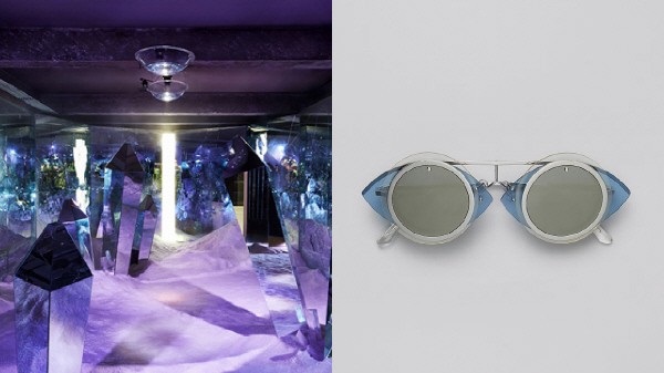 젠틀몬스터의 ‘퀀텀 프로젝트’(좌)와 ‘SINCERITY 03’ 선글라스 제품(우)