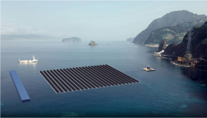 국내 해상 태양광 구축 예상 이미지.