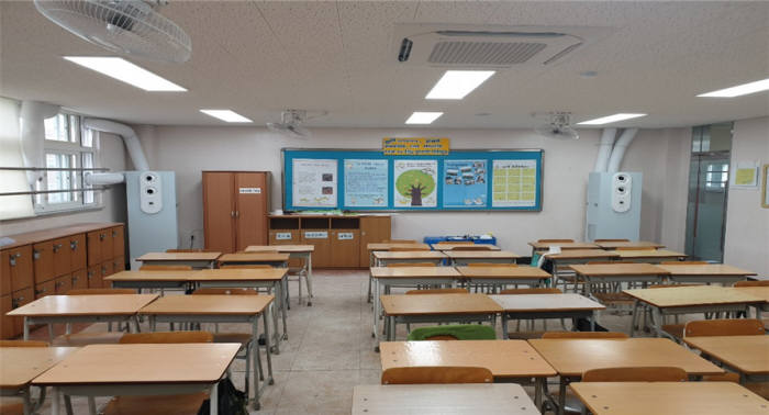 케이웨더가 AI 존을 설치한 한국외식과학고등학교. [자료:케이웨더]