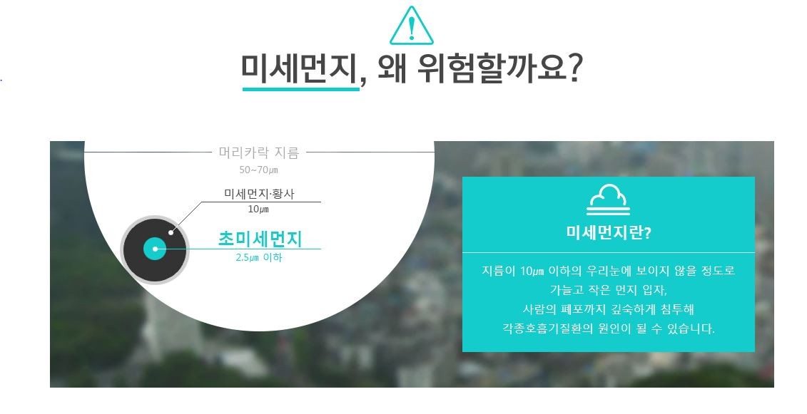 서울시 미세먼지정보센터에서 알려주는 미세먼지 정보