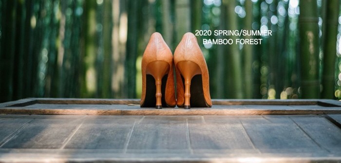 채상장 무형문화재와 협업을 통해 전남 담양 대나무로 만든 신발(제공:중기부)