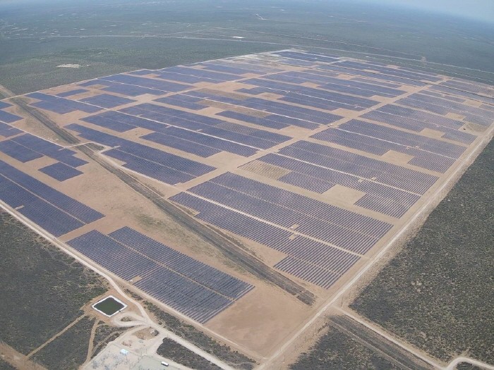 지난 8월 미국 텍사스주에서 완공된 108MW급 발전소 전경(제공:한화에너지)