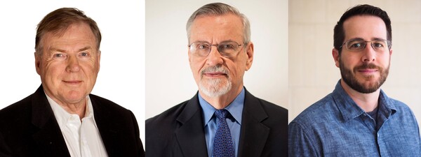 (왼쪽부터) 얀 홈그렌, 바니 그레이엄, 제이슨 맥렐란 교수가 SK바이오사이언스가 후원하고 국제백신연구소가 주최하는 2024년 박만훈상을 수상했다. [사진 SK바이오사이언스]